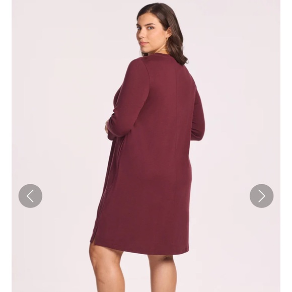 WoolX Rissa A-Line Long Sleeve Dress 1X - Picture 5 of 12